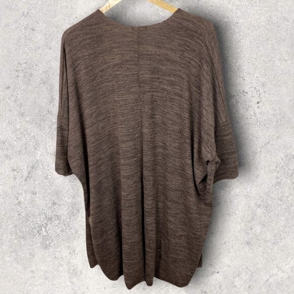 Urban Outfitters Oversized Knit Cardigan‎ Sweater Heathered Brown Size XS Boho - Picture 4 of 12